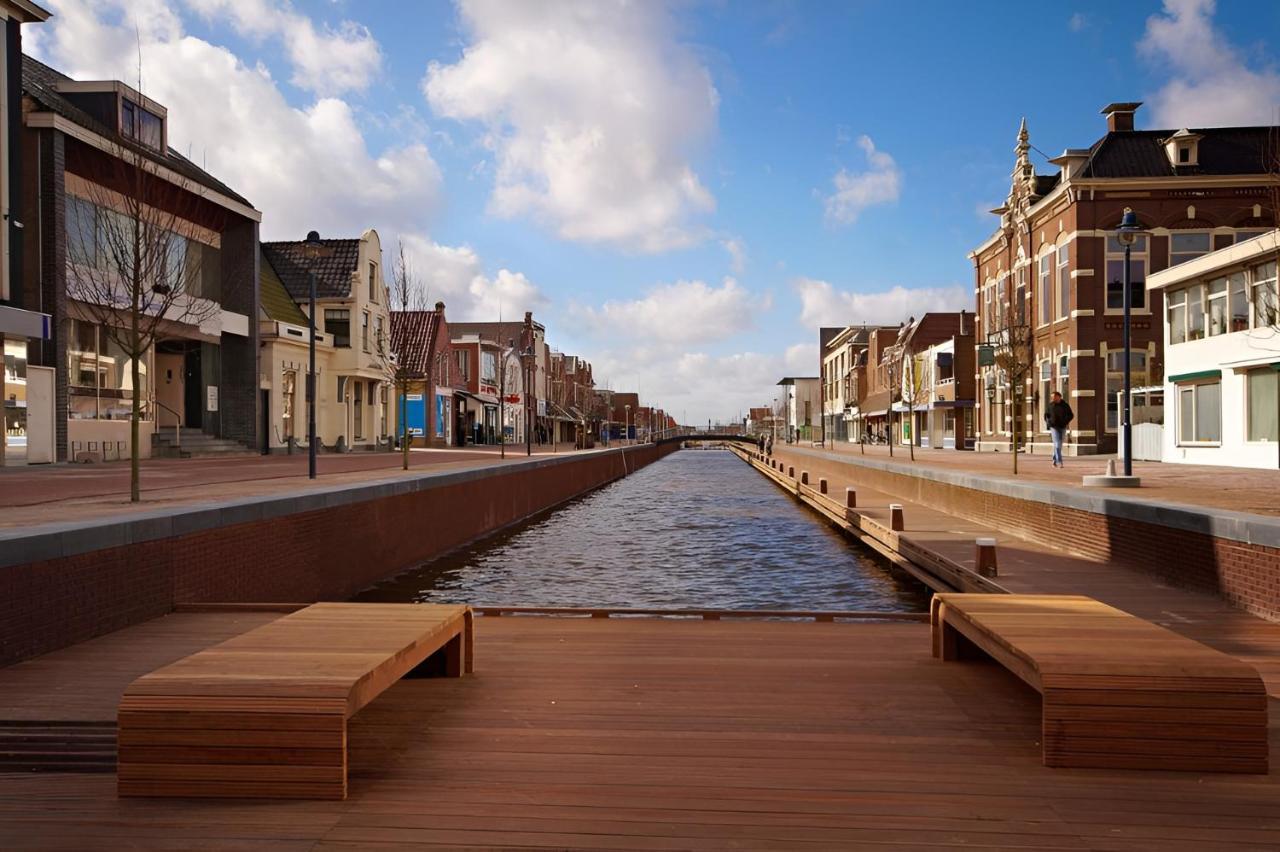 Suameer Woonboot In Sumar Gelegen Tussen Leeuwarden En Drachten מראה חיצוני תמונה
